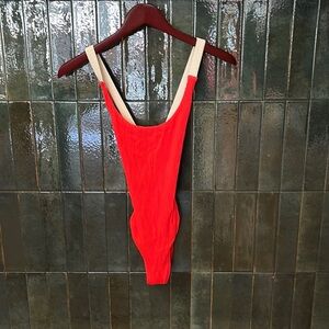 Marine Layer Red One Piece Swimsuit